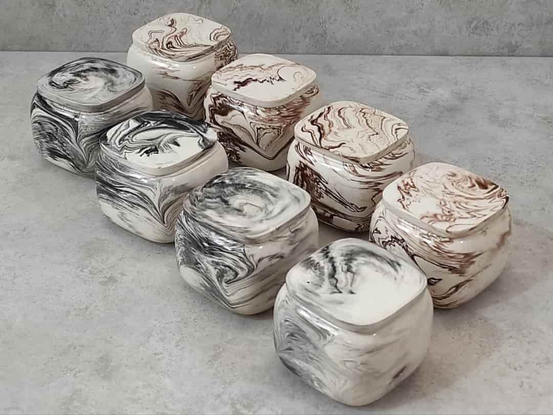  بهترین بانکه کوچک مربعی سنگی 