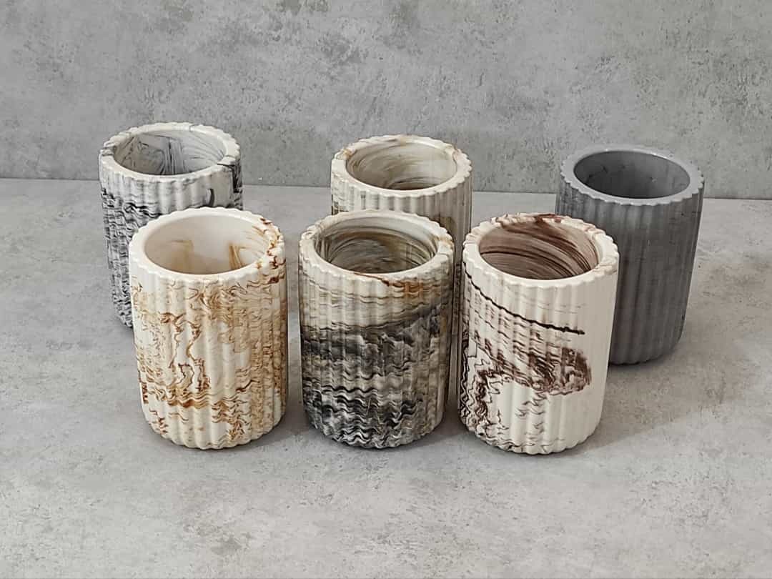  خرید و قیمت جاقاشقی پایه دار و بدون پایه سنگی 