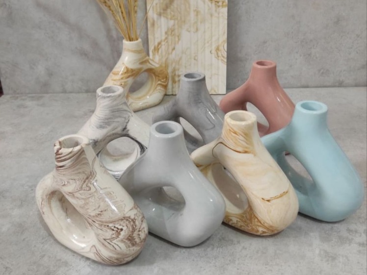 خرید و قیمت گلجای دوناتی دفرمه ۱۵سانتی سنگی 