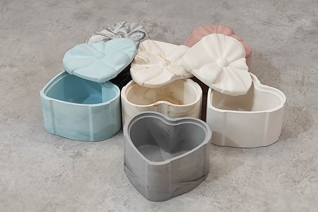  خرید و قیمت جاجواهری قلبی سنگی 