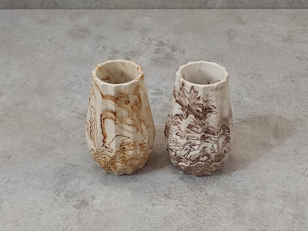  قیمت و خرید گلدان سنگی شیاردار 