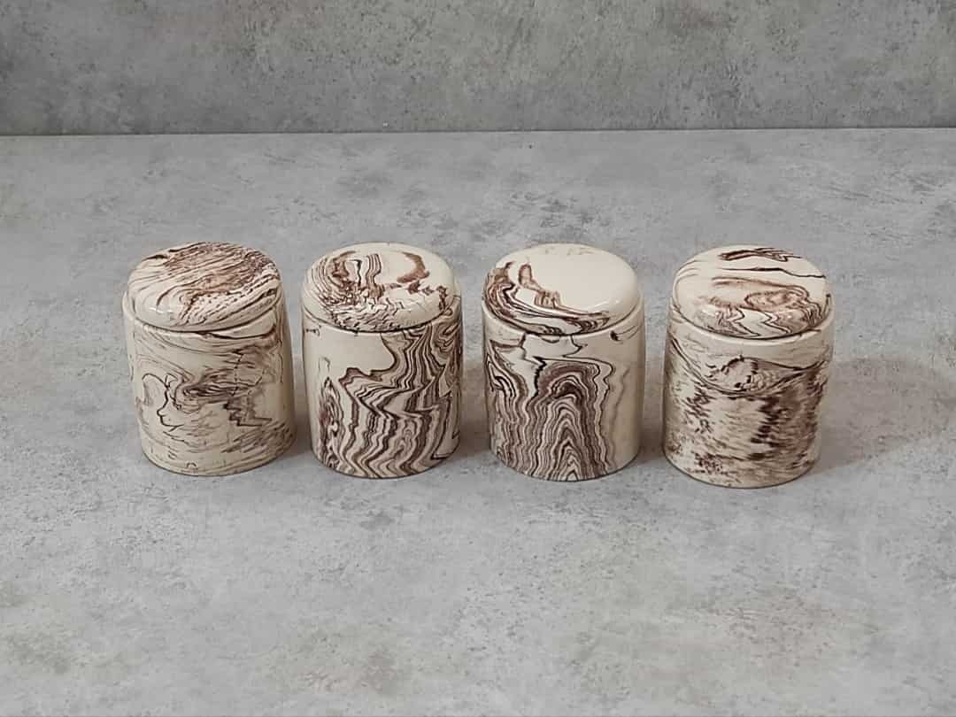  بانکه گرد کوچک سنگی 