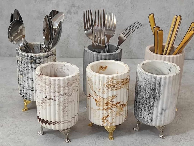 جاقاشقی پایه دار و بدون پایه سنگی 